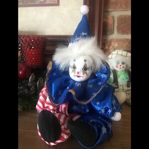 Rare Vintage Porcelain USA Collector Clown